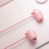 In-Ear Sleep Earphone Anti Noise Ultra Soft Headphone Earbuds Headsets Phones Pink