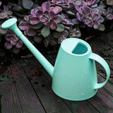 Long Spout Watering Can 1.8L with Removable Sprinkler Indoor Plants Blue