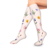 6 Pairs Women’s High Stretch Long Socks for Sports & Casual Style 1