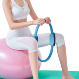 Pilates Ring Resistance Training Tool Yoga Exercise Magic Circle Grip Blue