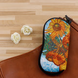 Sunglasses Soft Case Zipper Eyeglass With Belt Clip Travel Case Bag Style 2