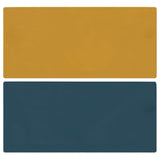 Dual-Sided Leather Desk Pad and Mouse Mat for Office Home Style 3