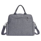 Large Mummy Bag Multi-Pocket Travel Nappy Tote Shoulder Bag Grey