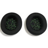 Replacement Cushion Ear Pads Compatible With Steel Series Arctis 1 3 5 7 9 Pro Gaming Headset Green Grid Pattern