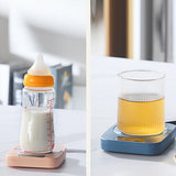 Electric Coffee Mug Warmer Milk Food Hot Plate Cup Warmer for Home Office Blue