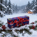 Christmas Craft Paper for Gift Wrapping Party Decor DIY Projects Blue