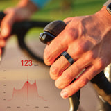 Smart Ring for Men Women Fitness Activity Tracker Ring with Step Counter Black