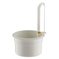 Kitchen Sink Strainer Basket with Faucet Hook – Fruit & Vegetable Stopper White