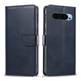 Snap-Lock Flip Cover Wallet Case for Pixel 10 and 10 Pro Flip Cover Blue