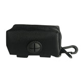 Dog Poop Bag Dispenser Pet Waste Bag Holder for Puppy Walking Cleanup Black