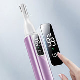 2-in-1 Hair Trimmer Rechargeable  Nose Ear Eyebrow Hair Removal  for Women Purple