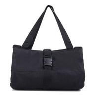 Roll Up Tool Bag  Water Resistant Tool Organizer Zipper Pouch for Electricians Repairman Black
