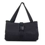Roll Up Tool Bag  Water Resistant Tool Organizer Zipper Pouch for Electricians Repairman Black