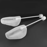 5 Pairs Adjustable Plastic Shoe Trees for Men Women White