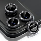 Glitter Camera Lens Film for iPhone 18 Pro and iPhone 18 Pro Max Black