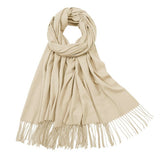 Women's Scarf Shawls and Wraps for Evening Dress Bridesmaid Wedding Bridal Winter Scarves Beige