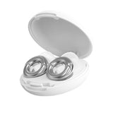 Silicone Noise Reduction Earplugs Reusable with 3 Pairs Ear Tips Silver