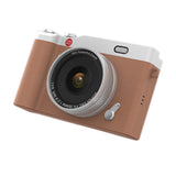 4K Vlogging Camera 64MP Digital Camera with Flip Screen Auto Focus Camera for Selfies Travel Brown