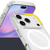 Magnetized MagSafe Phone Case – Shockproof Matte Protective Cover for iPhone 17 Pro Max and 17 Air Transparent