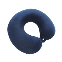 Travel Neck Pillow Memory Foam U Shaped Pillow for Flights Road Trips Office Navy