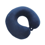 Travel Neck Pillow Memory Foam U Shaped Pillow for Flights Road Trips Office Navy
