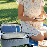 Insulated Insulin Cooling Bag – Multi-Layer Medical Travel Cooler Gray