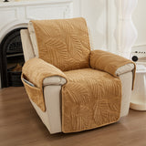 Recliner Chair Cover Sofa Slipcover Couch Protector with Side Pocket Coffee