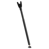 Adjustable Door Security Bar Sliding Stopper Bar for Home Apartment Travel Hotel Black