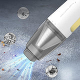 Cordless Handheld Vacuum Cleaner Car Suction-Blow Dust Collector Yellow