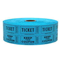1000Pcs Tacticai Raffle Tickets for Carnivals Events Entry Reward Fundraiser Prizes Blue