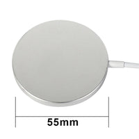 15W Fast Charger for iPhone 16 15 14 13 12 Series Wireless Charger for Wireless Charging Smart Phones White