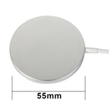 15W Fast Charger for iPhone 16 15 14 13 12 Series Wireless Charger for Wireless Charging Smart Phones White