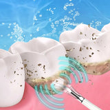 6-in-1 Electric Ultrasonic Teeth Calculus Remover Oral Tooth Cleaner Green