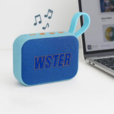 Mini Portable Bluetooth 5.4 Outdoor Speaker IPX4 Waterproof TWS Pairing Navy Blue