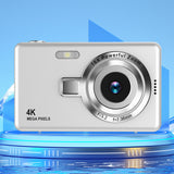16X Digital Zoom Digital Camera with 32GB Memory Card Photo Video Camera for Beginners Silver