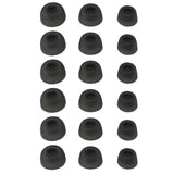 18PCS Replacement Ear Tips Compatible with Jabra Elite 75t 65t Active Sport Evolve Silicone Earbuds Tips Black