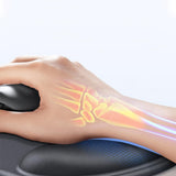 Ergonomic Non-Slip Mouse Pad with Silicone Wrist Rest for Computer Grey