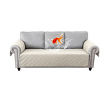 Water Resistant Split Recliner Couch Cover Non-Slip Sofa Chair Slipcovers Gray