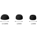 6 Pairs of Replacement Ear Tips Compatible with Samsung Galaxy Buds3 Pro Silicone Earbud Tips with Dust Mesh Black