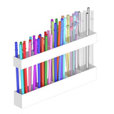 Reusable Straw Holder for Cabinet Door Kitchen Cupboard Storage Organizer White