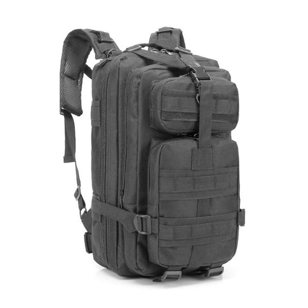 30L Military Backpack Tactical Hiking Camping Rucksack for Outdoor Trekk Travel Black