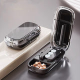 Pill Cutter and Splitter with 1/2 Adjustable Divider for Small and Tiny Pills Style 1