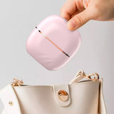 Mini Wireless Rechargeable Hair Straightener Comb Portable Styling Tool for Women Pink