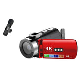4K 64MP Camcorder 28X Digital Zoom Vlogging Camera for YouTube Style 2