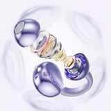 Bluetooth Clip-on Earbuds Wireless Open Ear Earbuds for Sports Workout Purple