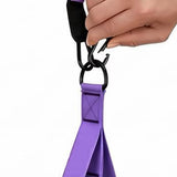 Pedal Resistance Band with Handle Adjustable Tube Foot Pedal Device  for Full Body Training Purple