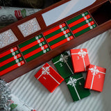 Mini Book Advent Calendar with 25 Book Ornaments for Christmas Countdown Decor Brown