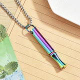 Mint Breathing Necklace with Fidget Ring for Mindful Breathing Colorful