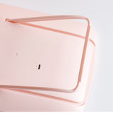LED Makeup Mirror Touch Control USB Rechargeable Vanity Mirror with 3 Light Modes Pink