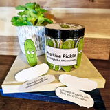60PCS Positive Pickles Affirmation Cards Jar – Motivational Gift for Women and Teens Style 1